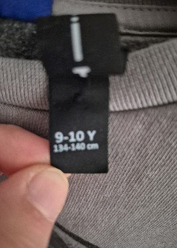 Gri Baskılı Erkek Çocuk Sweatshirt - Görsel 3