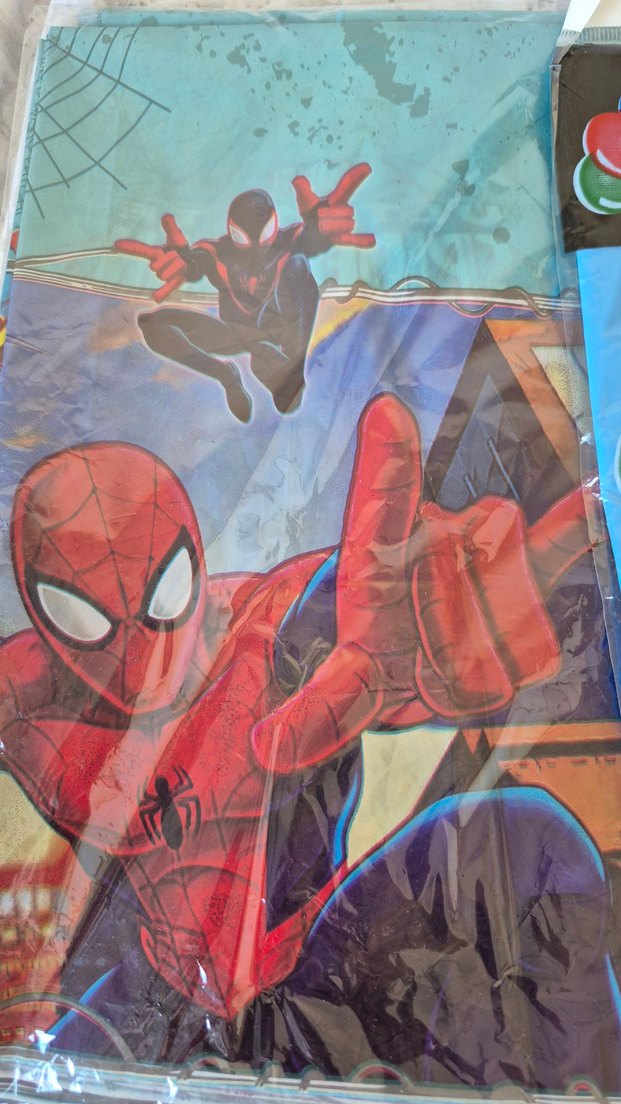 Renkli Örümcek Adam Temalı Parti Malzemeleri - Görsel 3