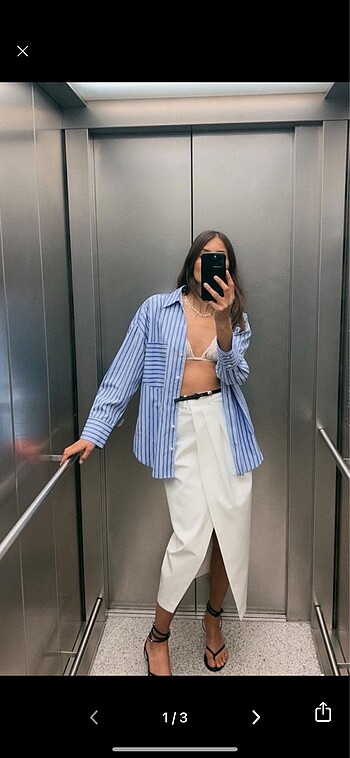 Zara midi etek