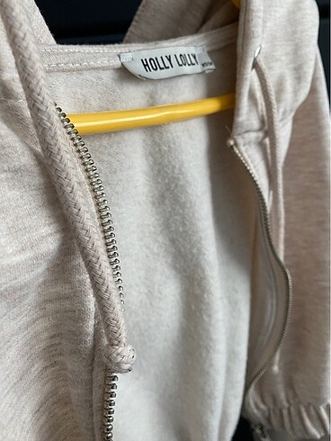 Bershka Holly lolly kısa fermuarlı hırka crop