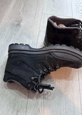 Erkek Siyah Bağcıklı Kauçuk Bot - Görsel 4