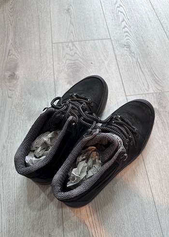 Erkek Siyah Bağcıklı Kauçuk Bot - Görsel 2