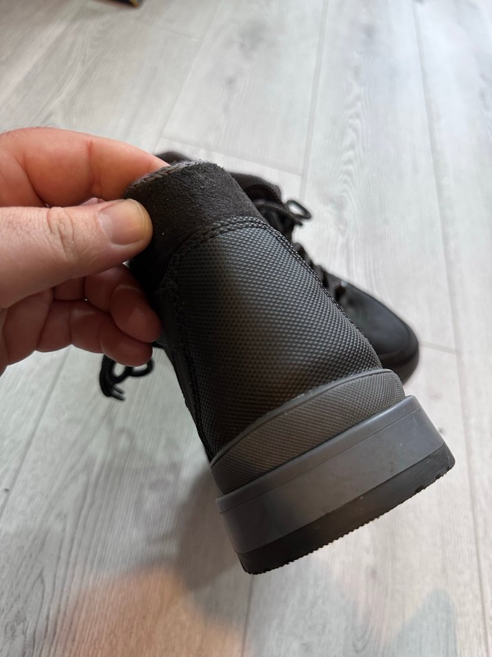 Erkek Siyah Bağcıklı Kauçuk Bot - Görsel 5