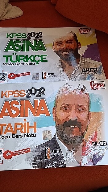 KPSS isem kitap Türkçe ve tarih 