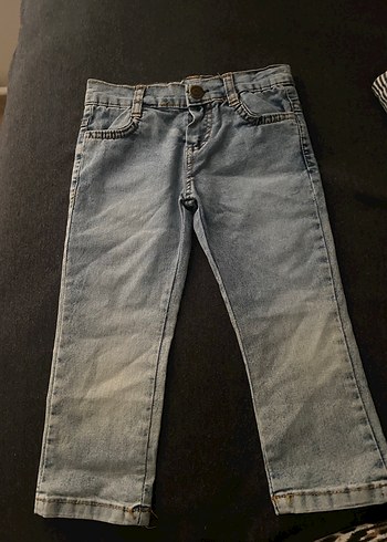 18-24 Ay Beden gri Renk Gri Erkek Denim Street Style Pantolon