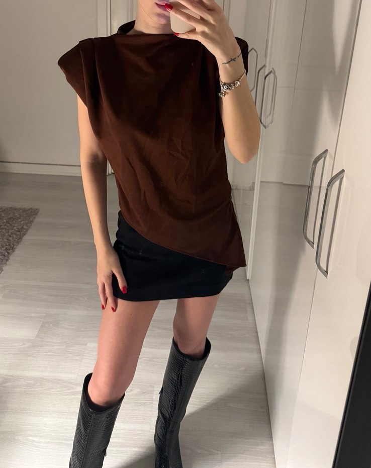 Asimetrik bluz - Görsel 2