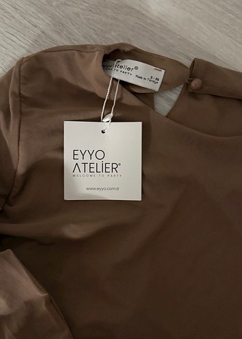 Bel dekolteli eyyo elbise - Görsel 4