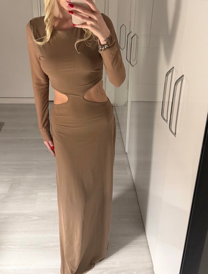 Bel dekolteli eyyo elbise - Görsel 2