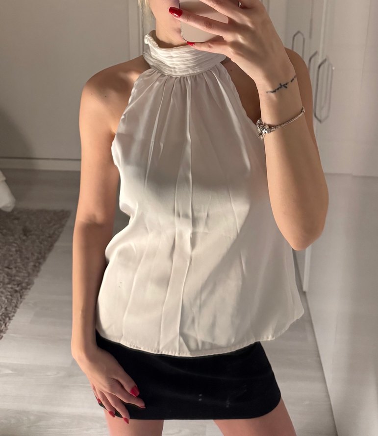 Saten bluz - Görsel 2