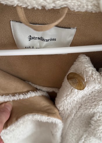 Bej Peluş Mini Kadın Ceket - Görsel 2