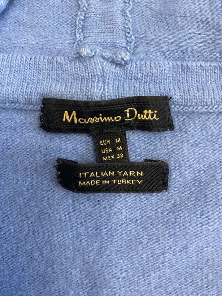 Mavi Kapüşonlu kazak - Görsel 5