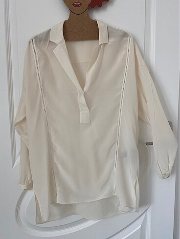 Massimo Dutti İpek,uzun bluz