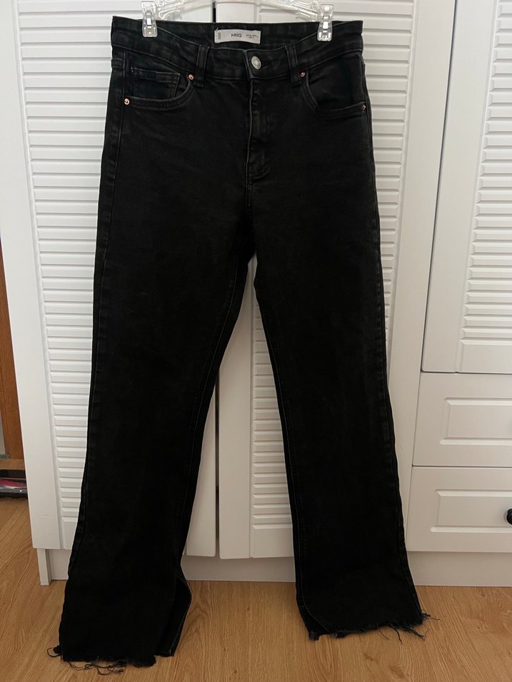 Siyah Mango Pantolon Kot - Görsel 2