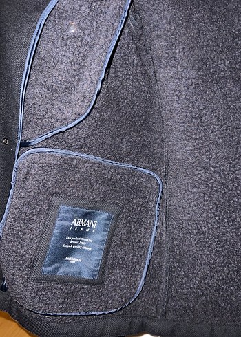 Armani Jeans Erkek Yün Kaban - Görsel 4