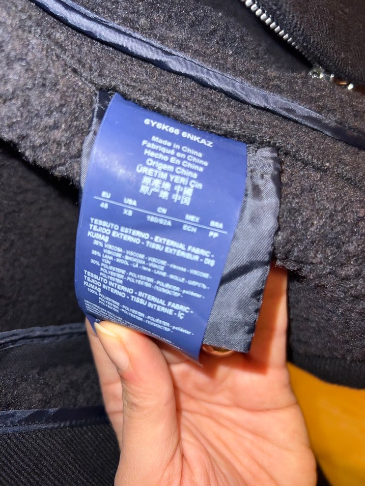 Armani Jeans Erkek Yün Kaban - Görsel 3