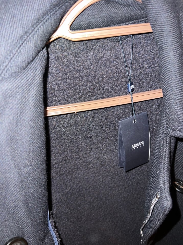 Armani Jeans Erkek Yün Kaban - Görsel 5