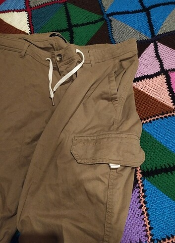 LC Waikiki Kahverengi kargo pantalon
