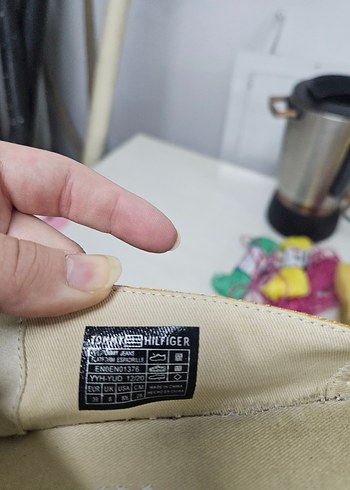 Tommy Hilfiger Bej Kadın Dolgu Topuklu Espadril Ayakkabı - Görsel 6