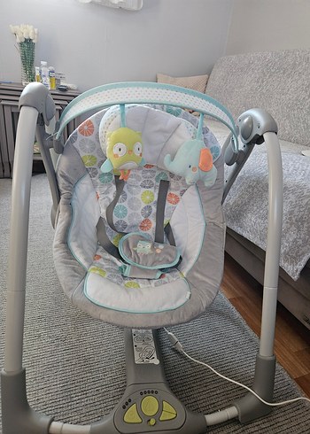Diğer Ingenuity Swing & Go Taşınabilir Salıncak Gri