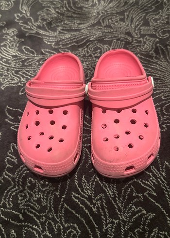 Pembe Kız Çocuk crocs tarzı Terlik
