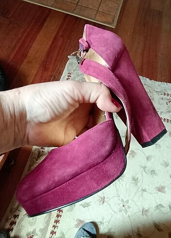 Nine West Hakiki süet platform ayakkabı