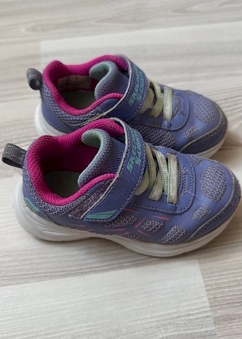 Skechers Kız Çocuk Mor Velcro Bağcıklı Spor Ayakkabı