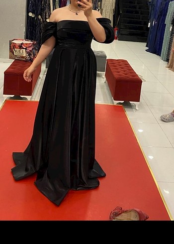 Siyah Uzun Drapeli Goth Kadın Elbise