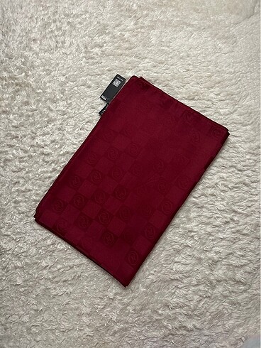 Beden Vakko Model Monogram Şal Bordo