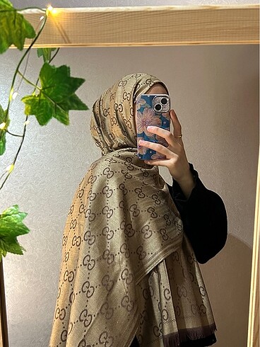 Beden Gucci İthal Kaşmir İpek Şal