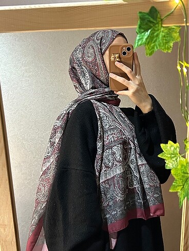Diğer Etnik Desen Pamuk Şal Bordo