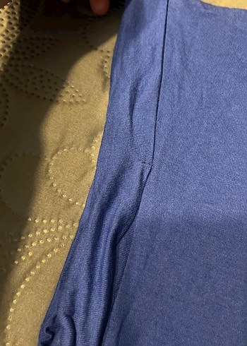 Mavi Baskılı Tişörtü, Kısa Kollu, Rahat Kesim - Görsel 4