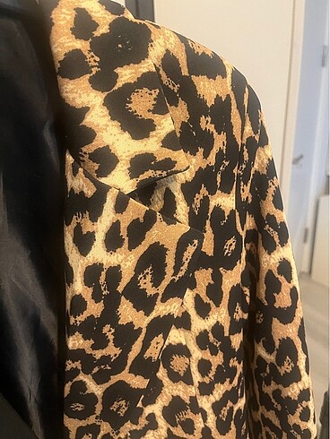 Diğer Leopar blazer ceket