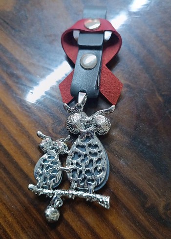 Renkli Kristal Baykuş Figürlü Broş - Görsel 3