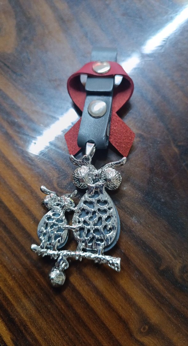 Renkli Kristal Baykuş Figürlü Broş - Görsel 3