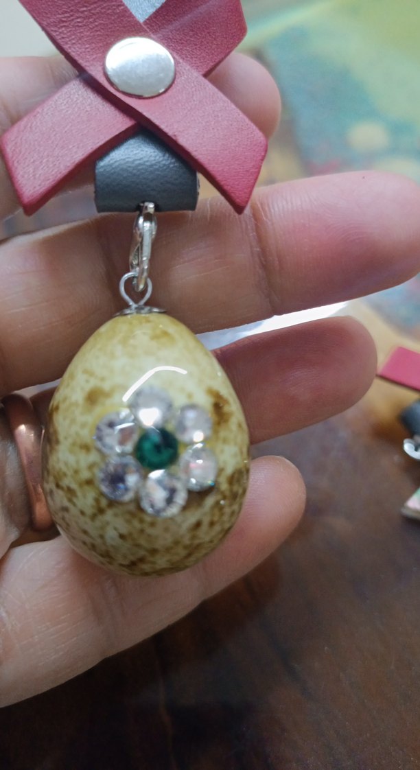 Renkli Kurdele Detaylı Bohem Anahtarlık - Görsel 2