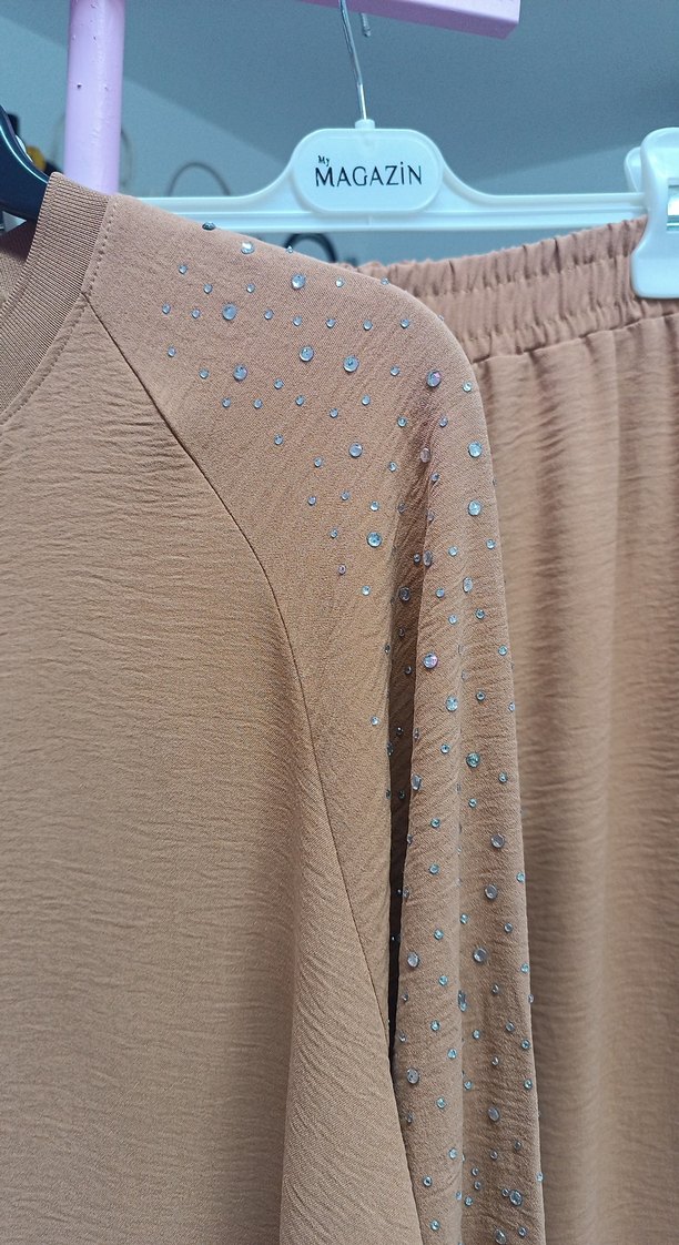 Diger Camel Kadın Salaş Takım - Görsel 2