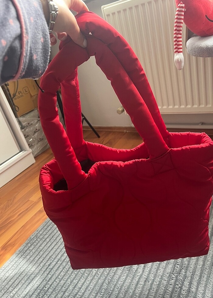 KIRMIZI BÜYÜK ÇANTA - Görsel 2