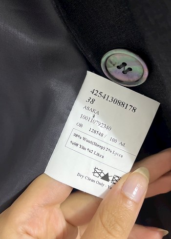 Düğmeli Kadın Blazer Ceket - Görsel 3