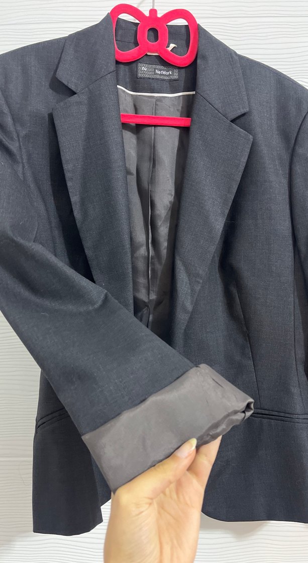 Düğmeli Kadın Blazer Ceket - Görsel 2