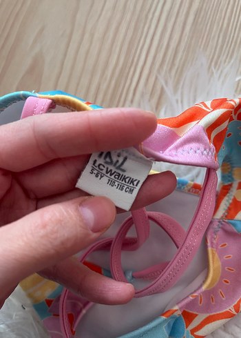 LC Waikiki Renkli Bohem Desenli Kız Çocuk Bikini Takımı