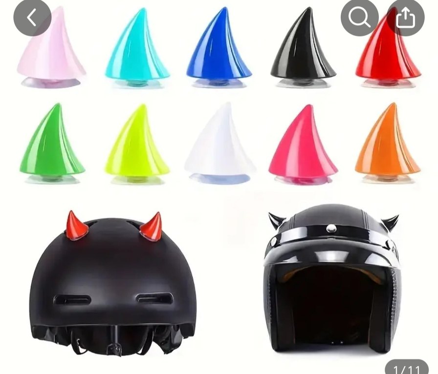 Motosiklet kask boynuzu - Görsel 2