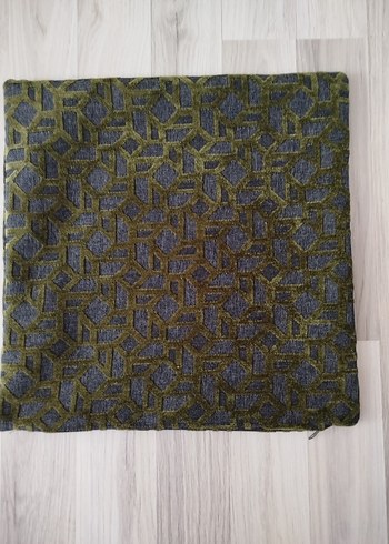 Haki yeşil Gri Desenli Modern Kırlent kılıfı - Görsel 2