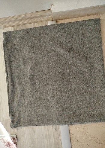 Gri kırlent kılıfı - Görsel 2