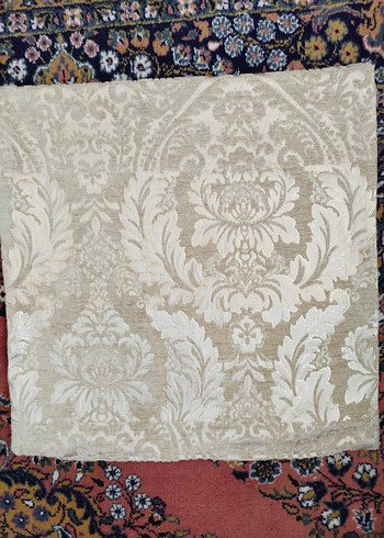 Krem rengi kırlent kılıfı - Görsel 2