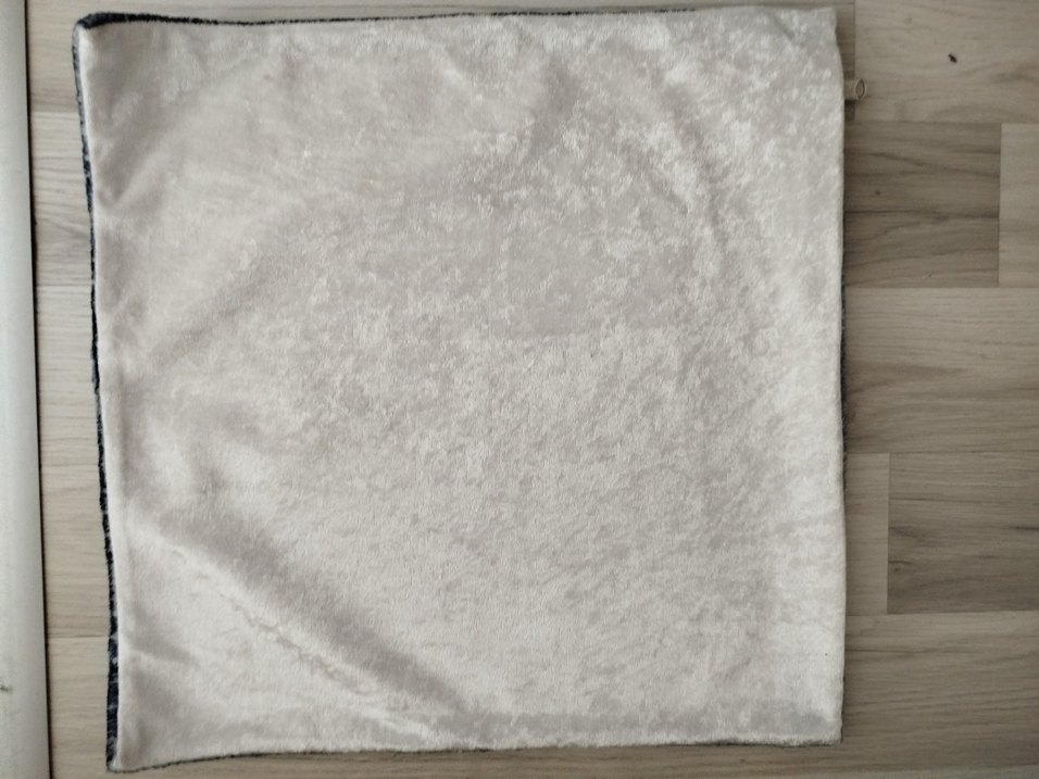 Bohem Tarz Gri Lacivert Batik Desenli kırlent kılıfı - Görsel 3