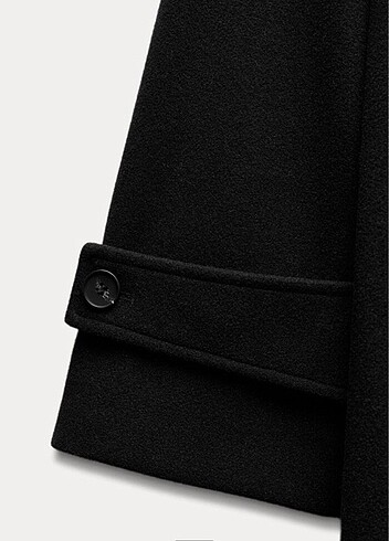 s Beden ZARA Yumuşak Dokulu Oversize Kaban