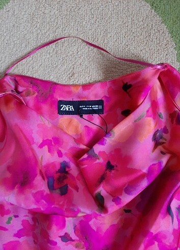 38 Beden pembe Renk Zara elbise