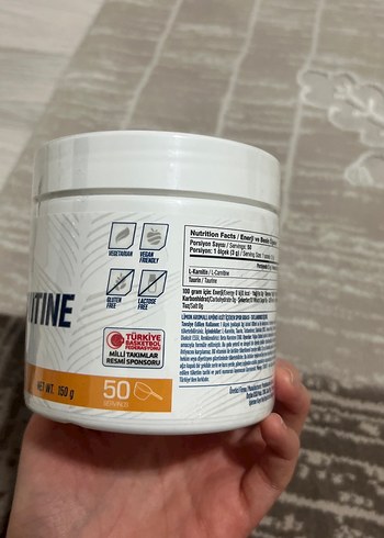 Limon Aromalı L-Carnitine Tozu 60g - Görsel 4