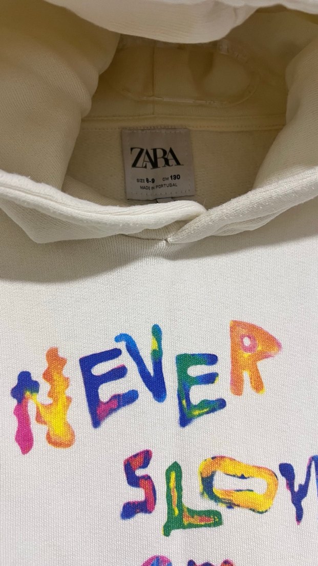Zara sweatshirt 8-9 yaş - Görsel 3