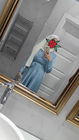 #elbise #tesettürabiye #mavi #geceelbisesi #tesettür#hijab